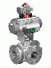 3 Way Ball Valve, Three Way Ball Valve from NIVZ VALVES & AUTOMATION, AHMEDABAD, INDIA